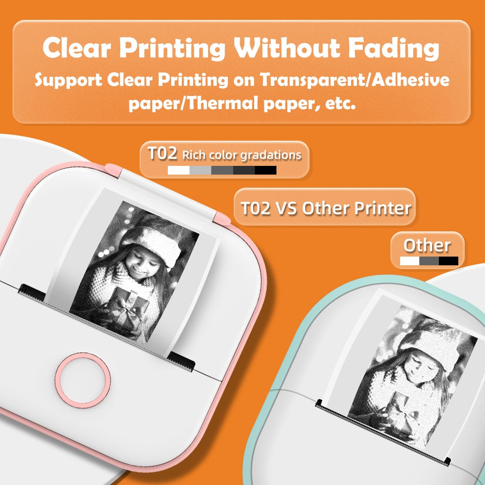 Portable Thermal Mini Printer